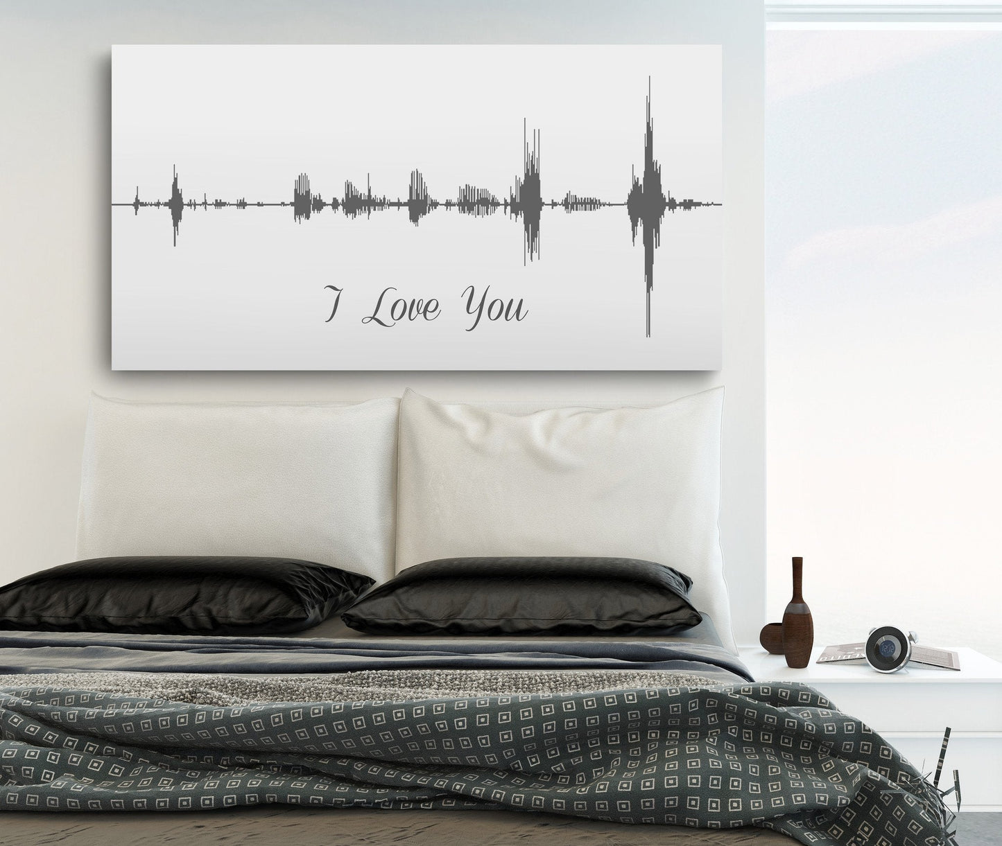 Sound Wave Canvas - A Personalized Design Using Your Voice On Canvas