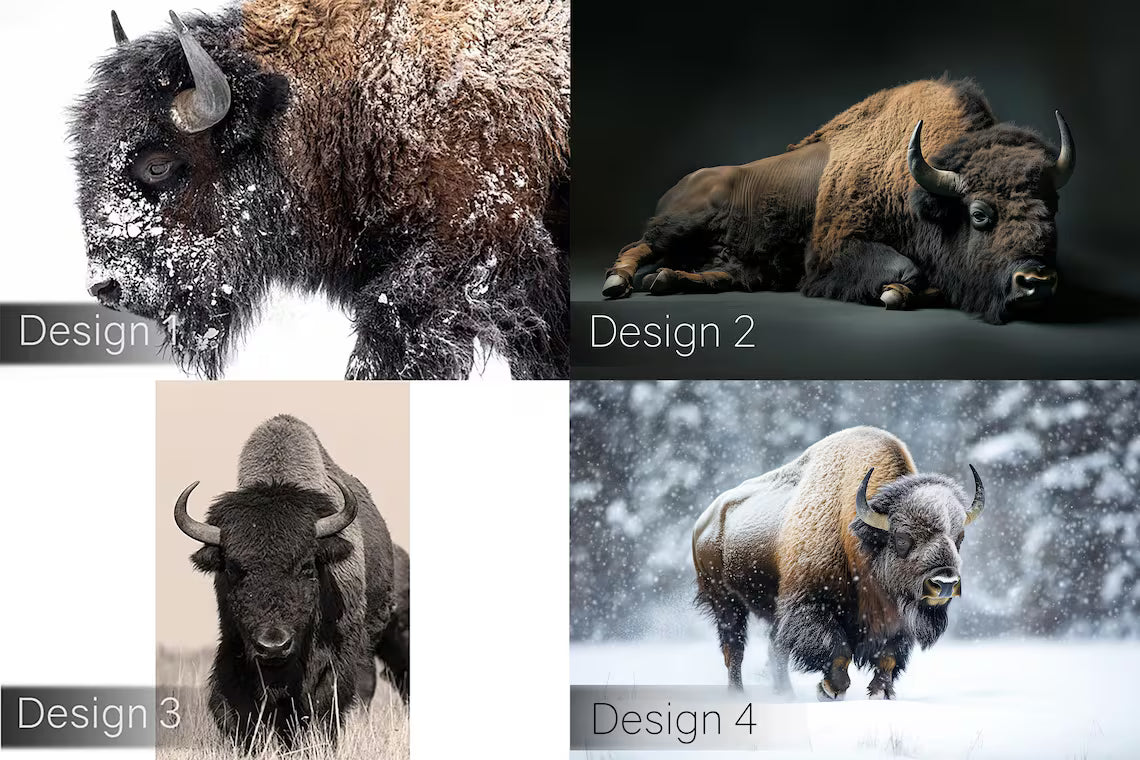 Bison Canvas Print • Bison Canvas Wall Art