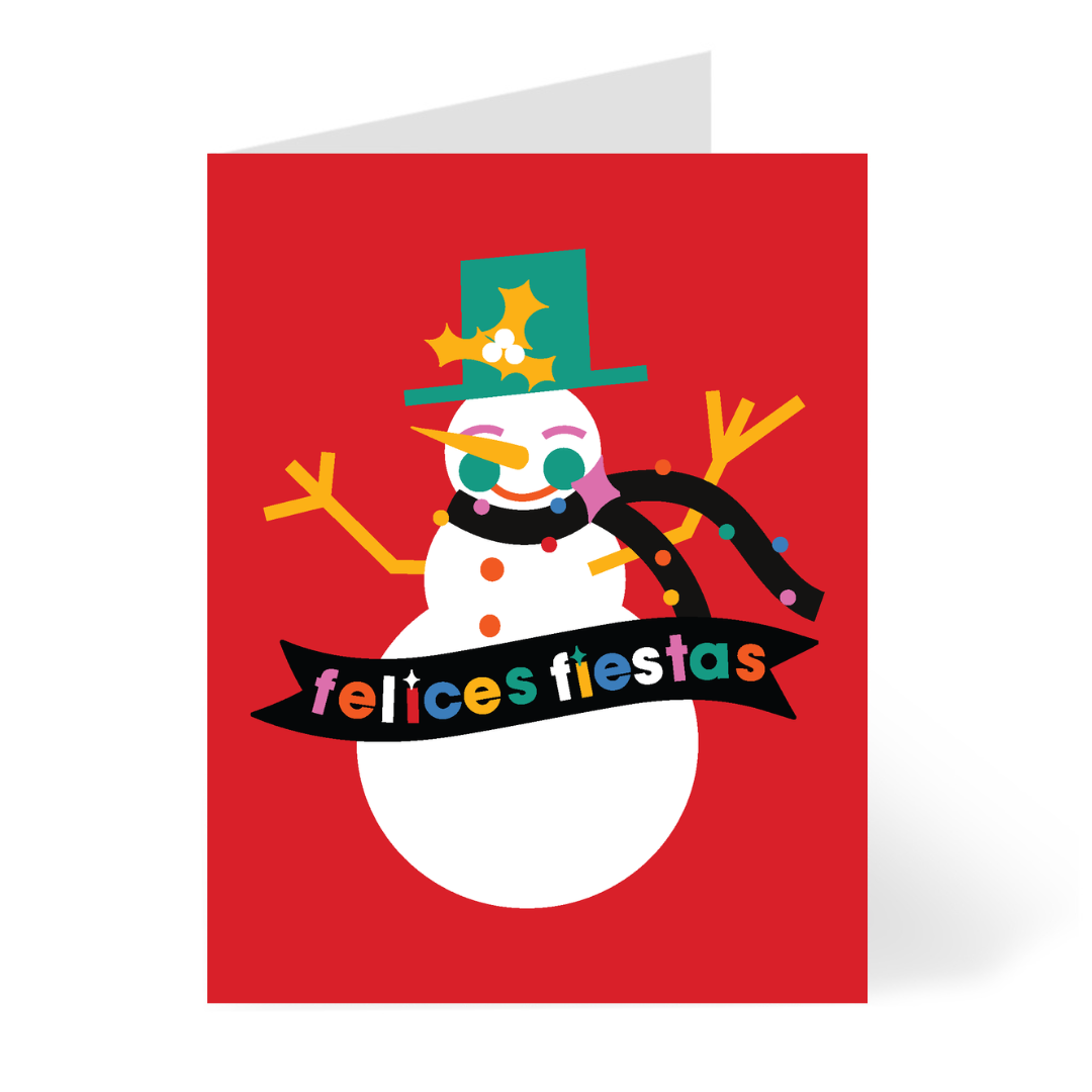 Christmas Snowman - Spanish