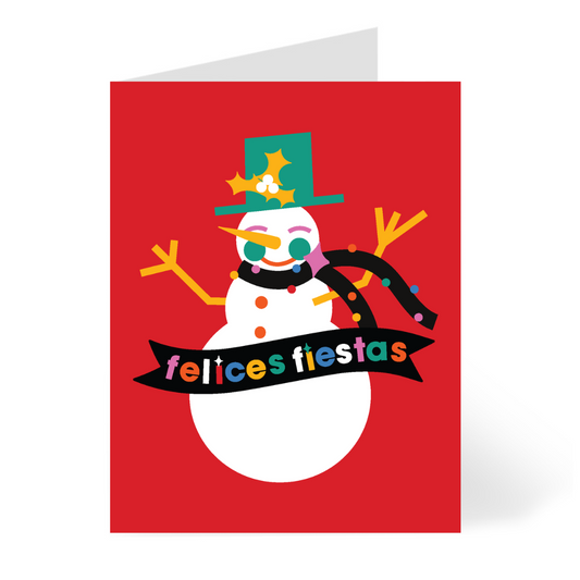 Christmas Snowman - Spanish