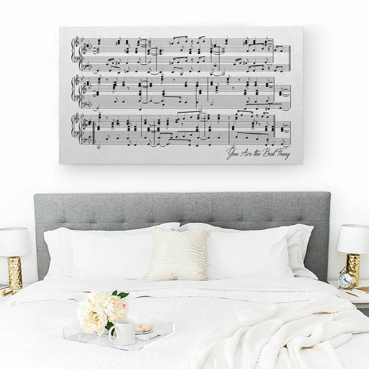 Wedding Song Sheet Music Wall Art