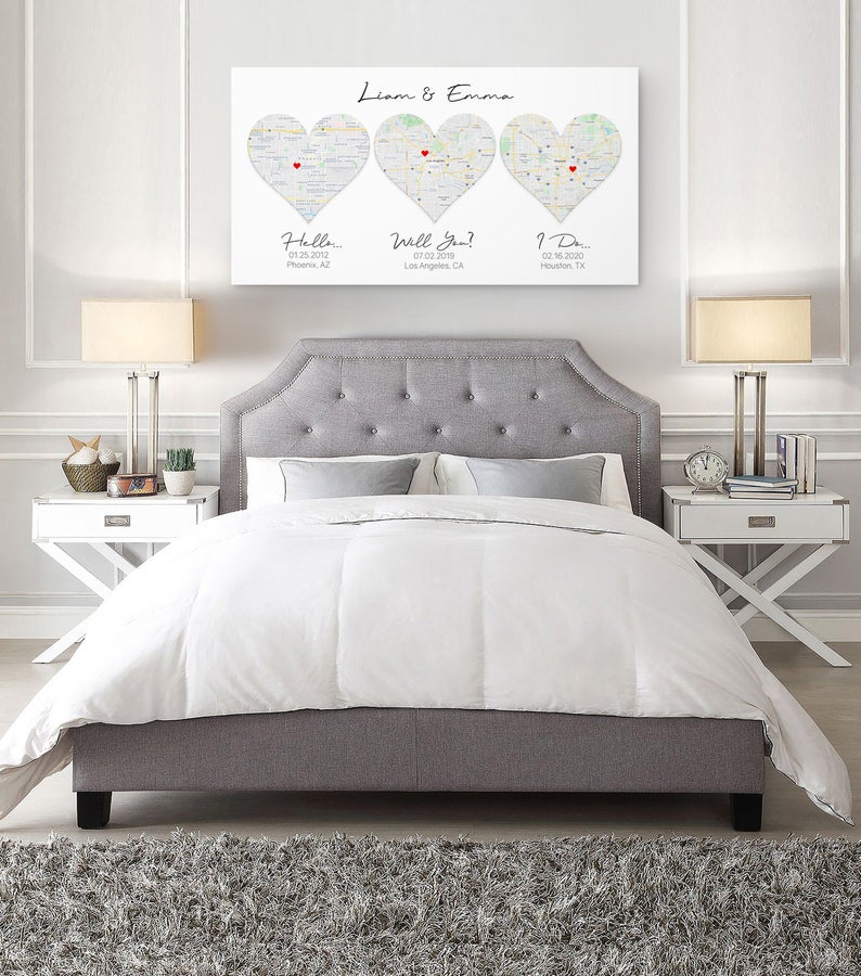 Hello, Will You, I Do Personalized Canvas