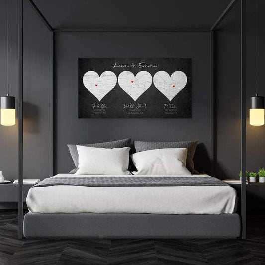Hello, Will You, I Do Personalized Canvas