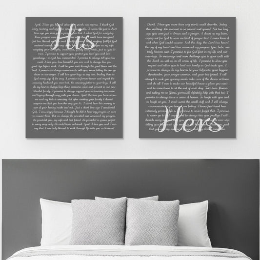 Personalized His And Hers Wall Decor