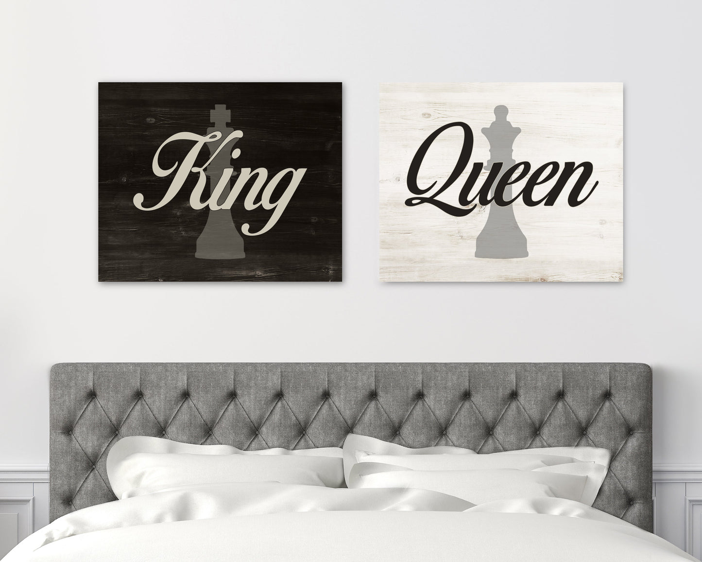 King And Queen Decor • Master Bedroom Decor