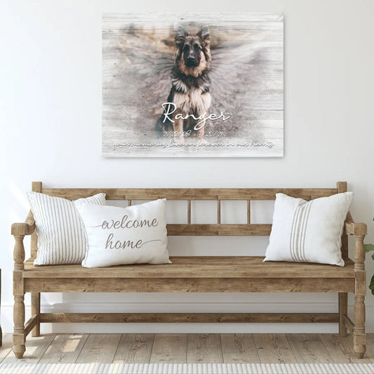 Dog Canvas Art - Dog Memorial Gift