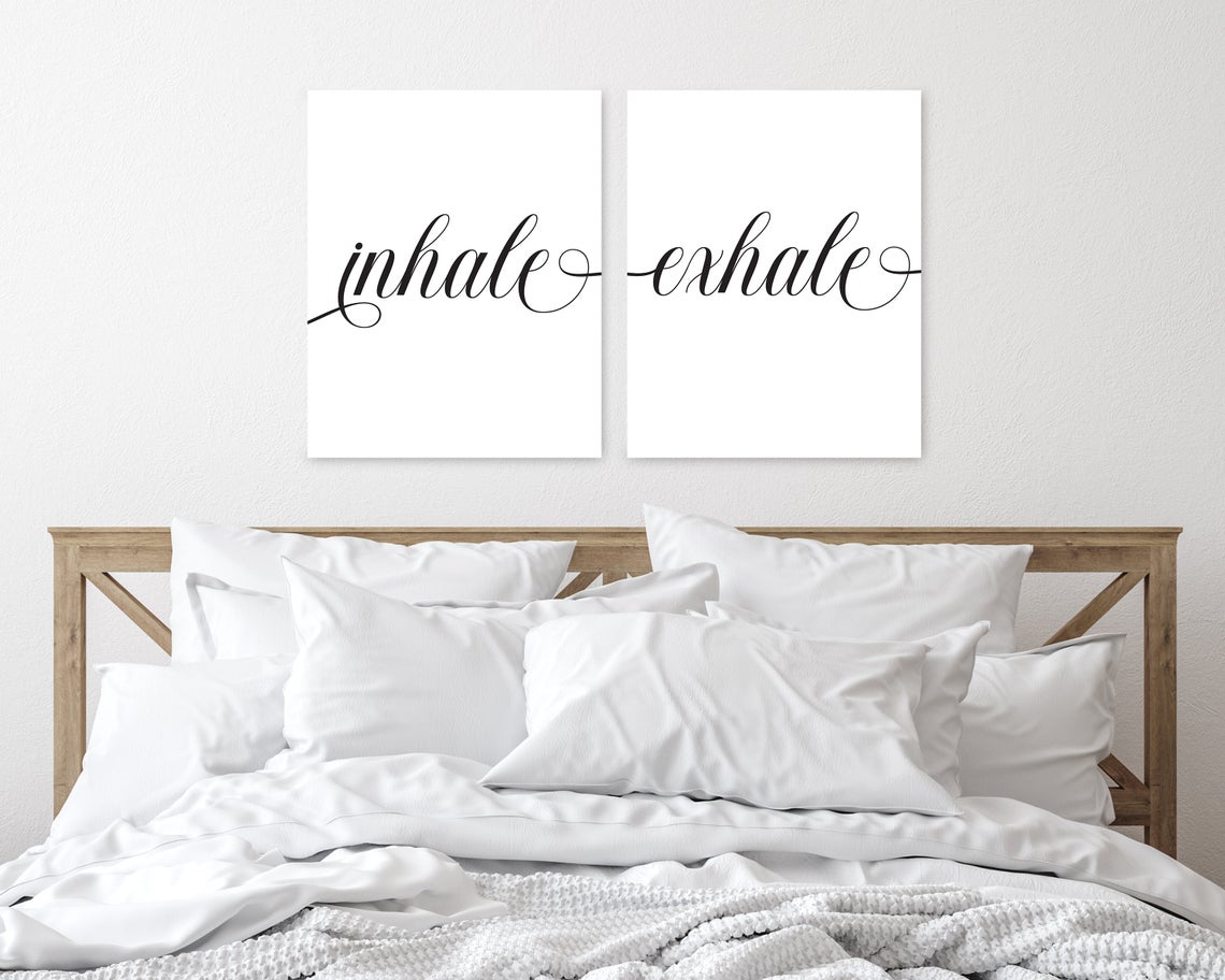 Inhale Exhale Wall Art
