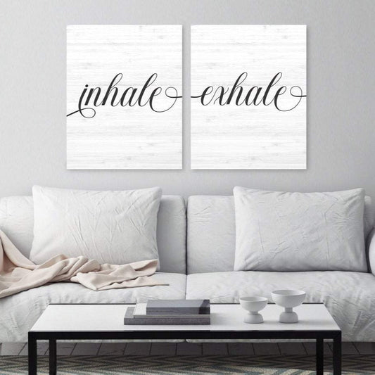 Inhale Exhale Wall Art