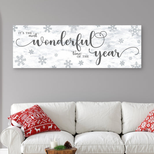It's The Most Wonderful Time Of The Year Canvas Art