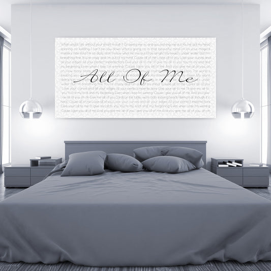 Lyric Canvas Art