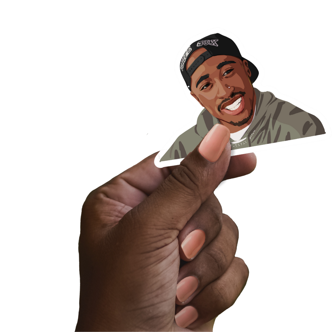 2 P a c Sticker