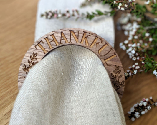 Thanksgiving Napkin Ring Set